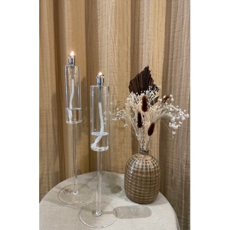 Chandelle en verre