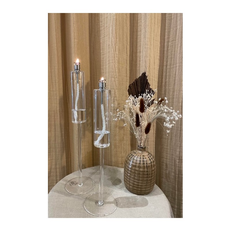Chandelle en verre