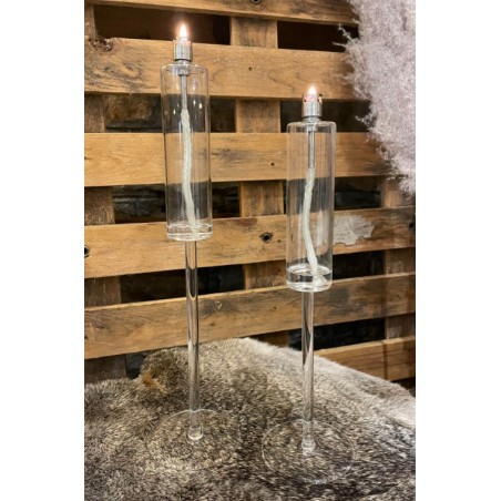 Chandelle en verre
