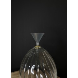 Entonnoir pour remplissage bougie en verre