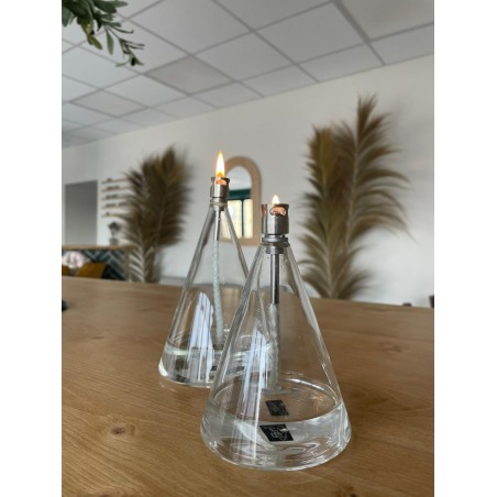 Lampe à huile cone