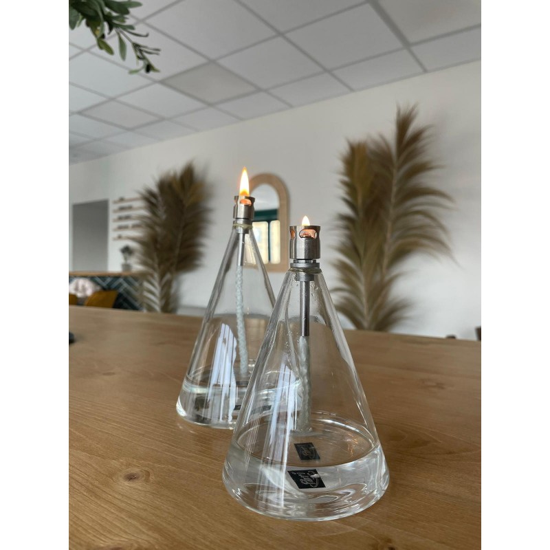 Lampe à huile cone