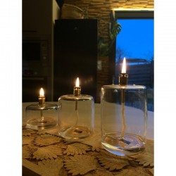 lampe à huile en cylindre