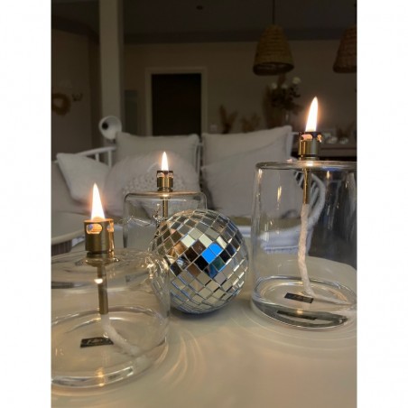 lampe à huile en cylindre
