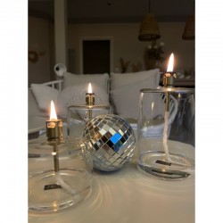 lampe à huile en cylindre