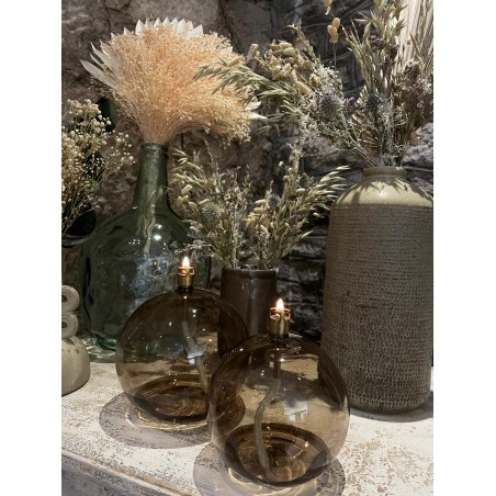 lampe à l'huile de paraffine champagne