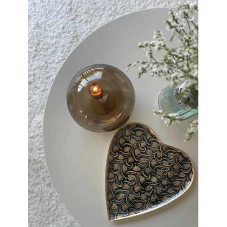 lampe à l'huile de paraffine champagne
